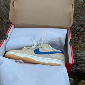 Nike SB Dunks Low Prm “Montreal Bagel Sesame’s ” Sz 10.5 mens